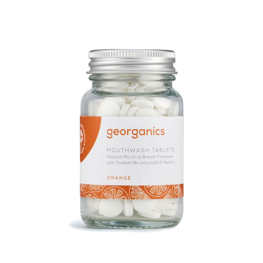 Georganics Kids Orange Mouthwash Tablets