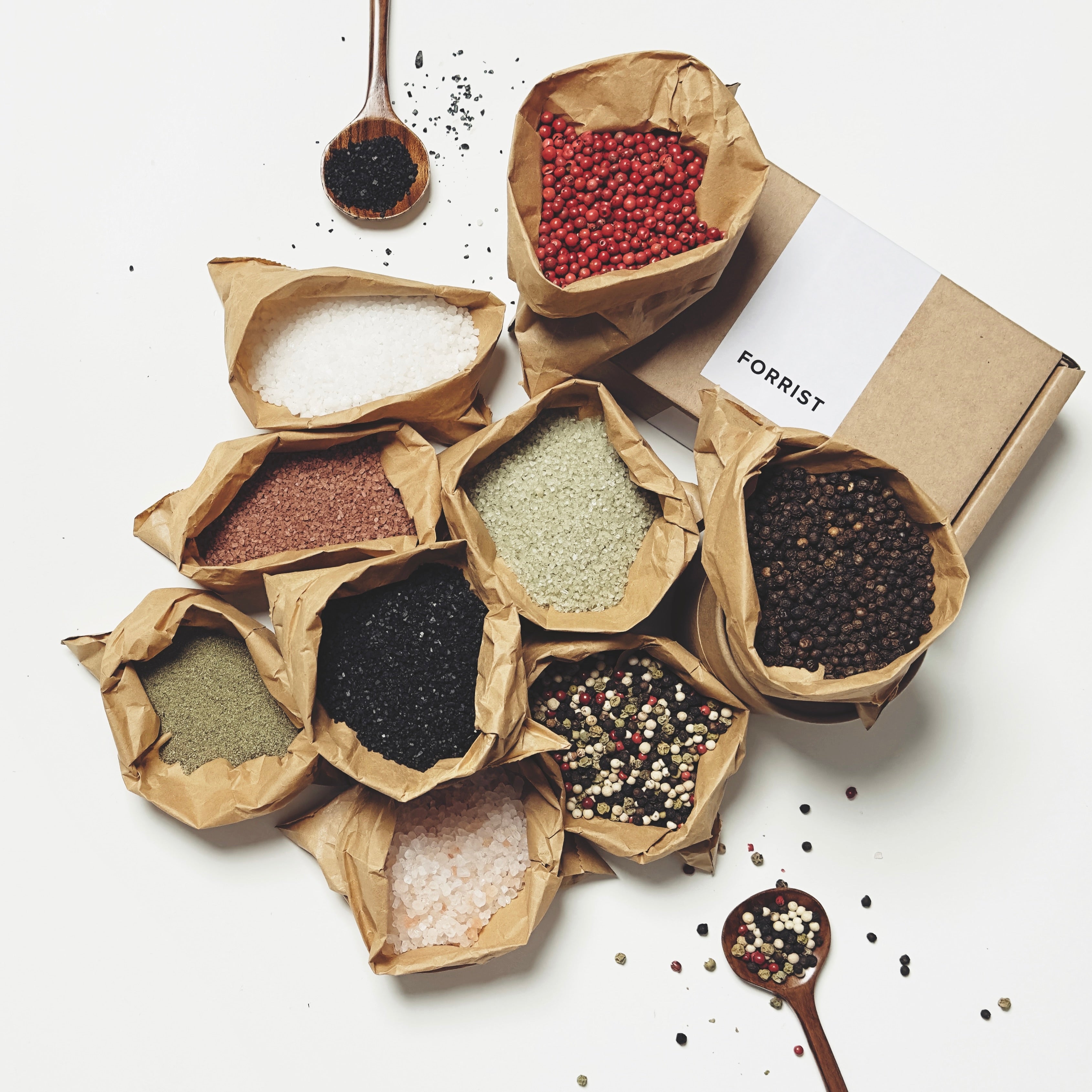 Organic Gourmet Salt & Pepper Box